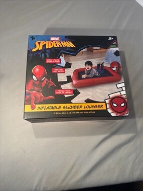 Marvel Spider-Man Inflatable Slumber Lounger - Red & Black